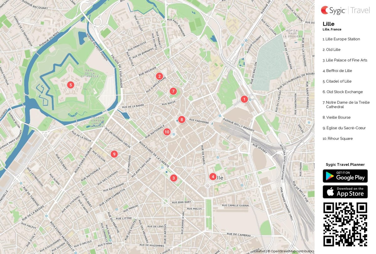 Lille carte touristique pdf