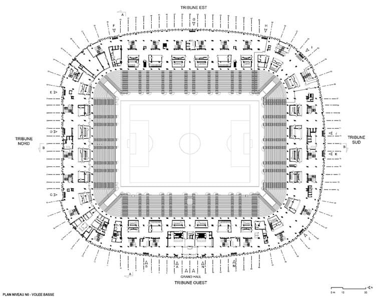 carte de stade de Lille