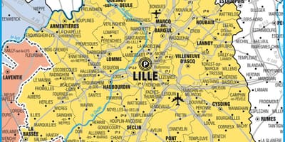 La carte de Lille, de l'état