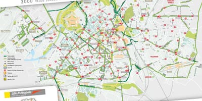 La carte de Lille vélo