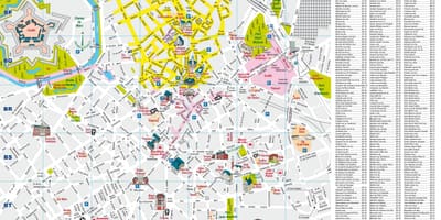 Carte de la ville de Lille