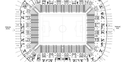 Carte de stade de Lille